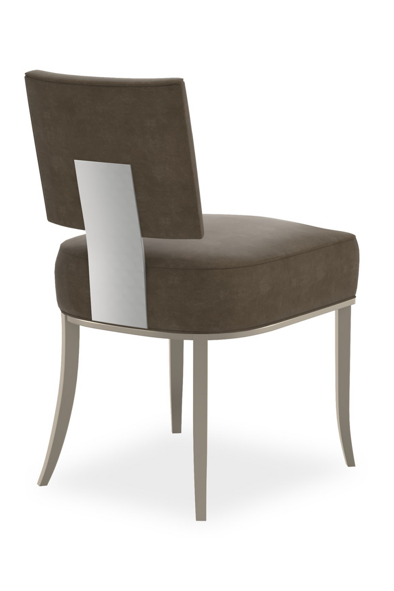 Chaise d’Appoint à Dossier Carré | Caracole Reserved Seating | OROA.fr
