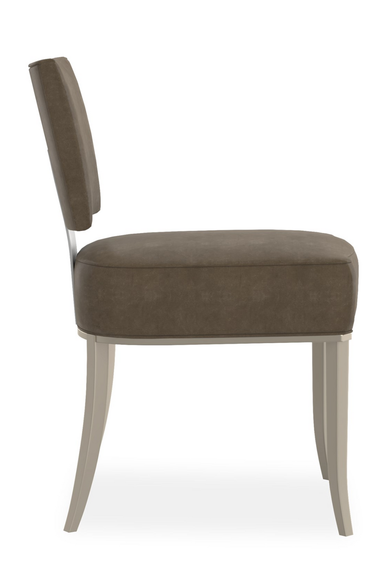Chaise d’Appoint à Dossier Carré | Caracole Reserved Seating | OROA.fr