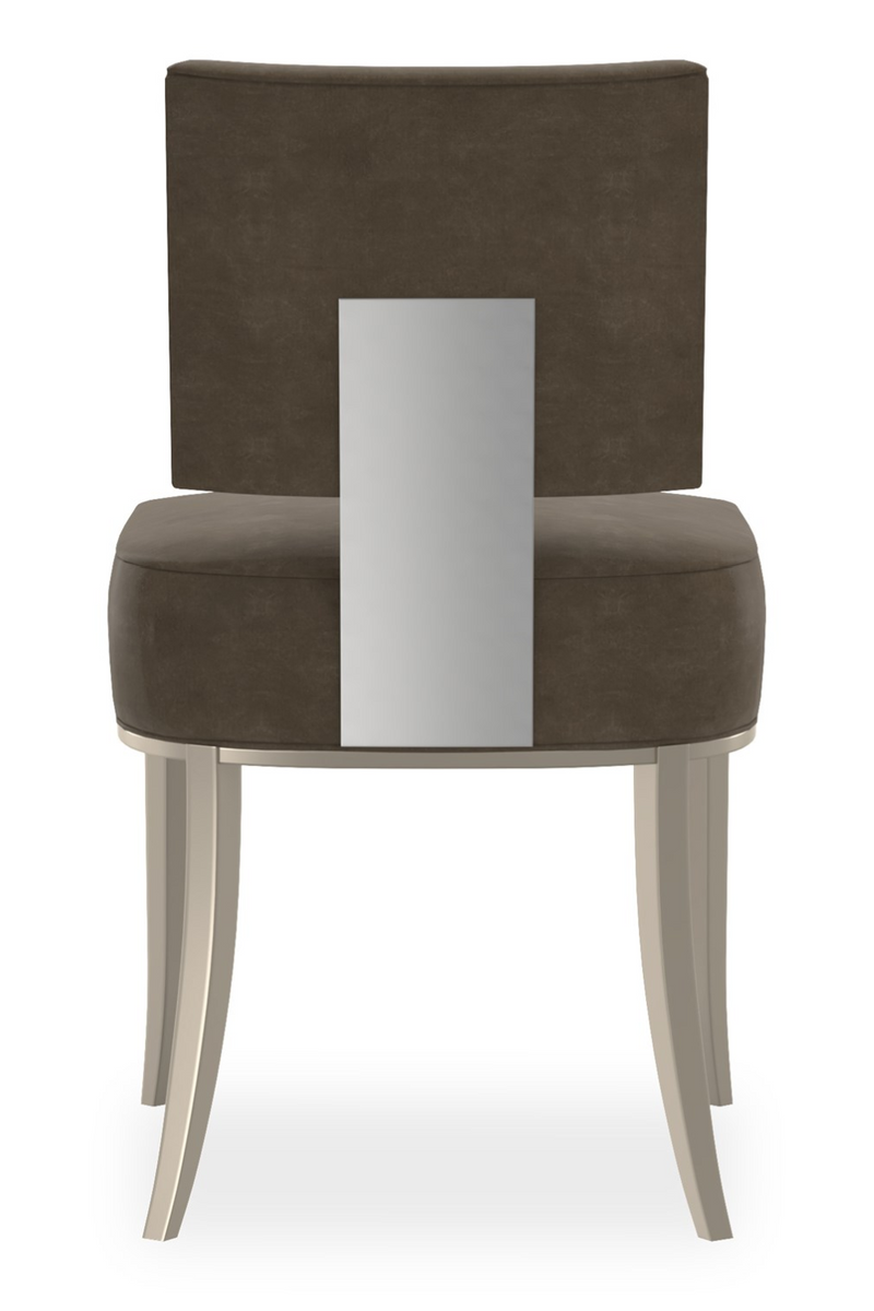 Chaise d’Appoint à Dossier Carré | Caracole Reserved Seating | OROA.fr