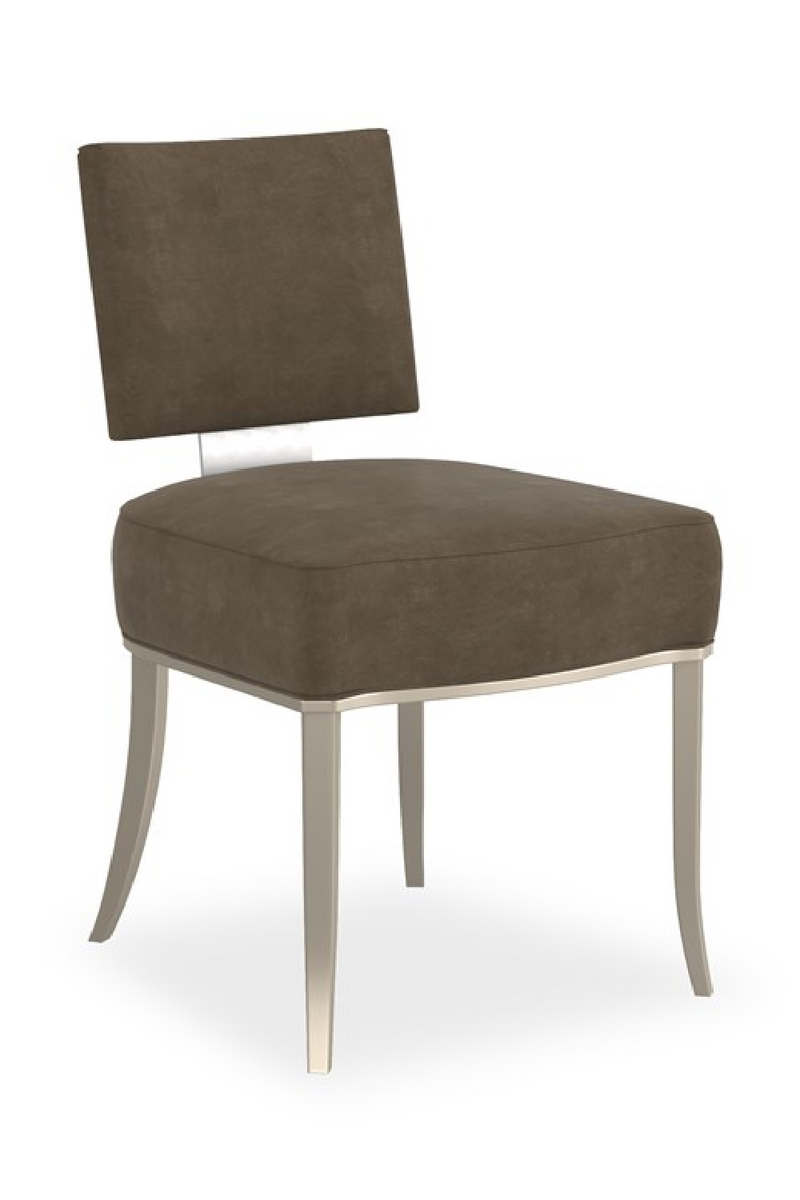 Chaise d’Appoint à Dossier Carré | Caracole Reserved Seating | OROA.fr