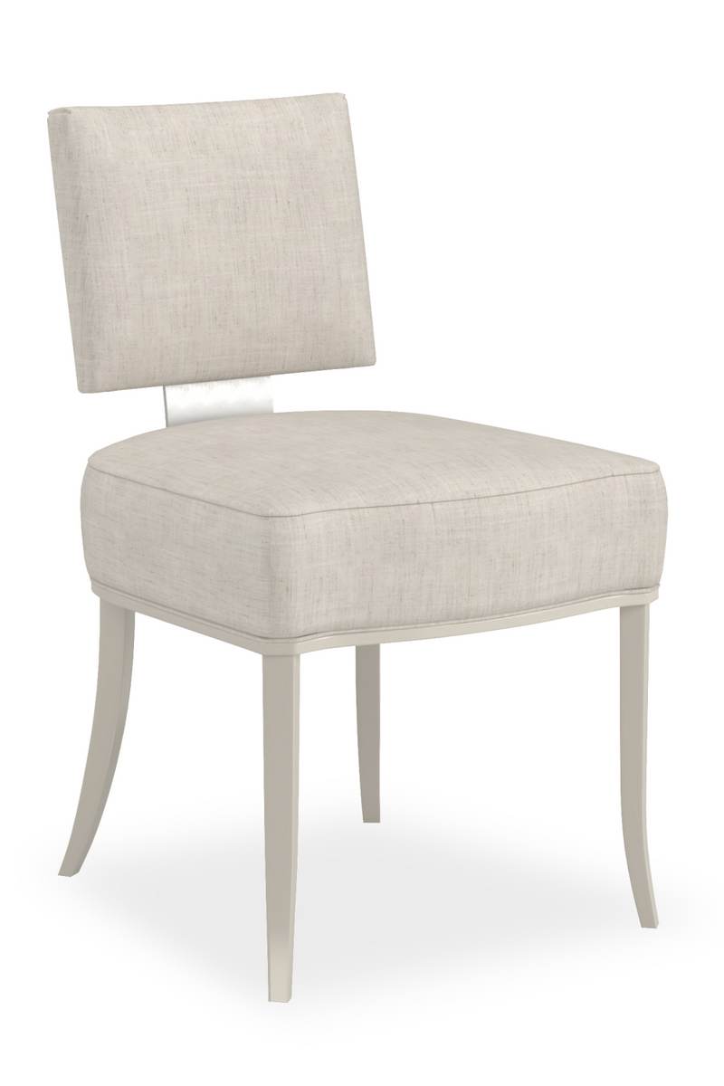 Chaise d’Appoint à Dossier Carré | Caracole Reserved Seating | OROA.fr