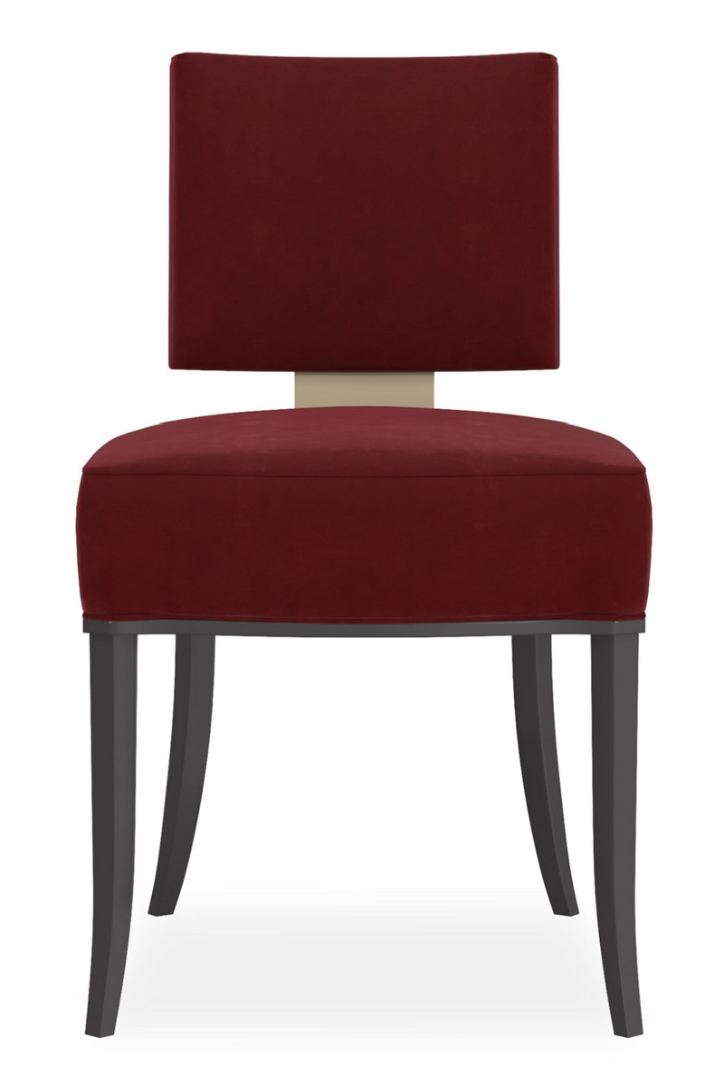 Chaise d’Appoint à Dossier Carré | Caracole Reserved Seating | OROA.fr