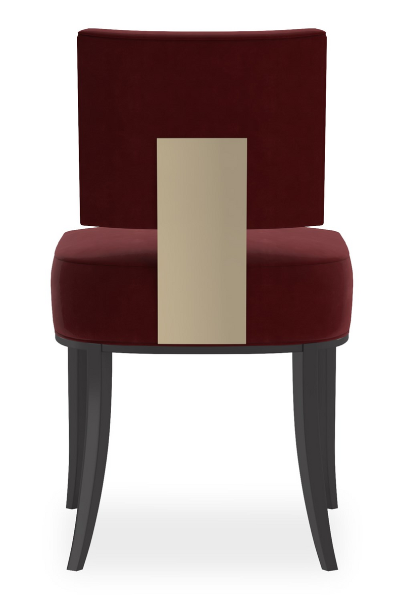 Chaise d’Appoint à Dossier Carré | Caracole Reserved Seating | OROA.fr