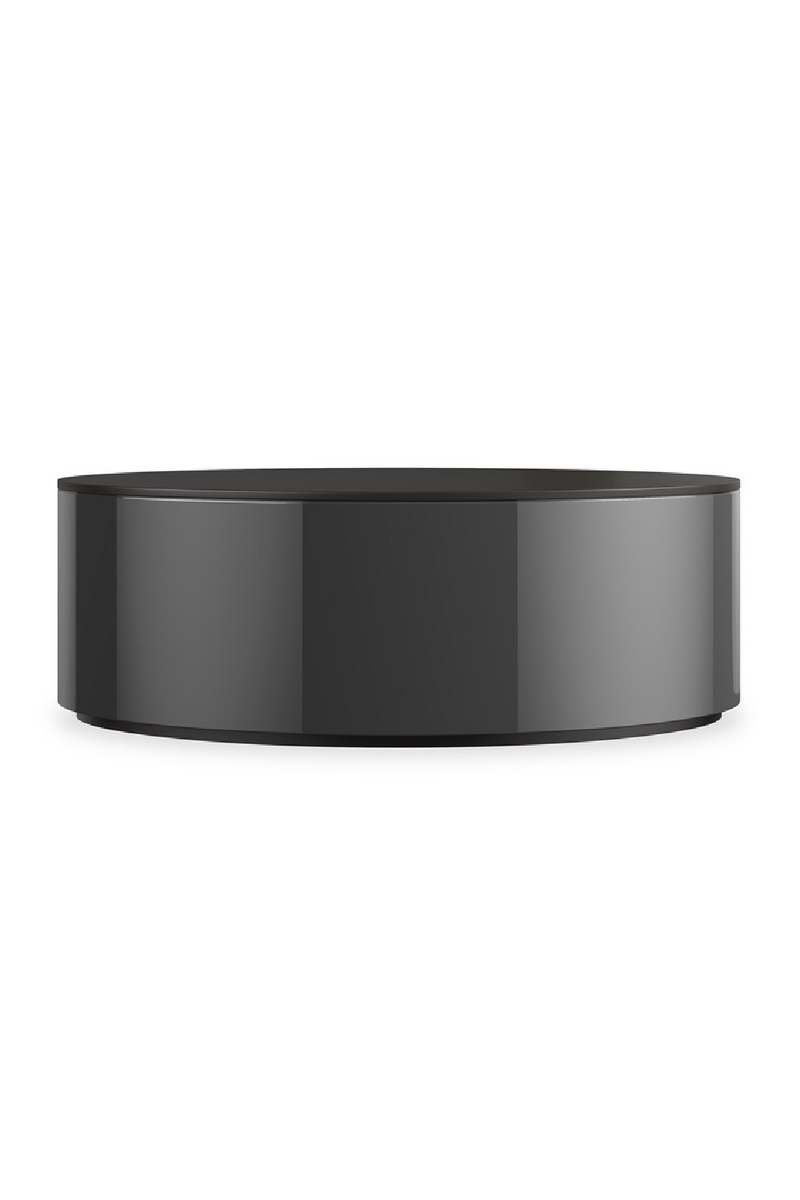 Table basse ovale en métal bronze | Caracole Adele | OROA.fr
