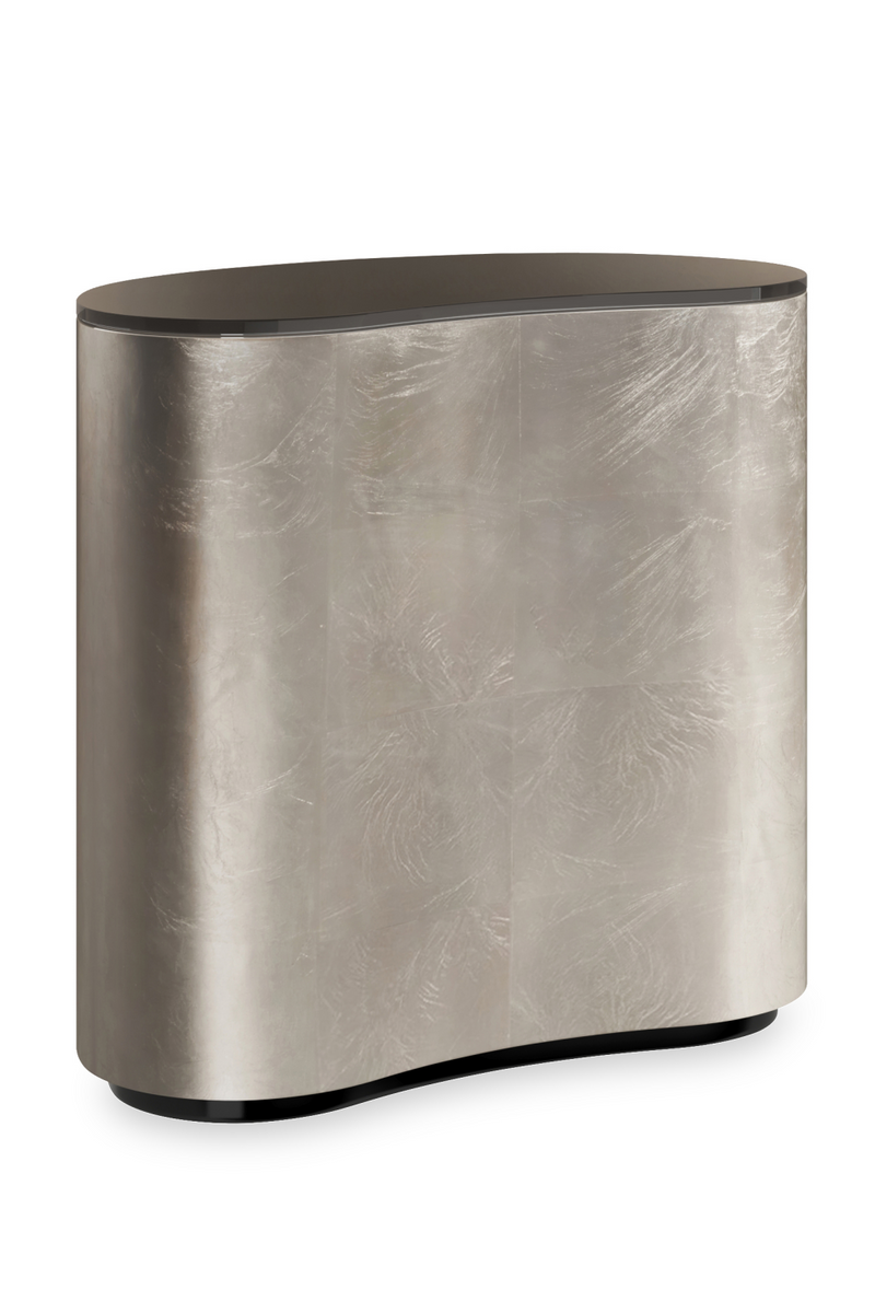 Table d’Appoint Rognon en Verre Bronze | Caracole Amalie | OROA.fr