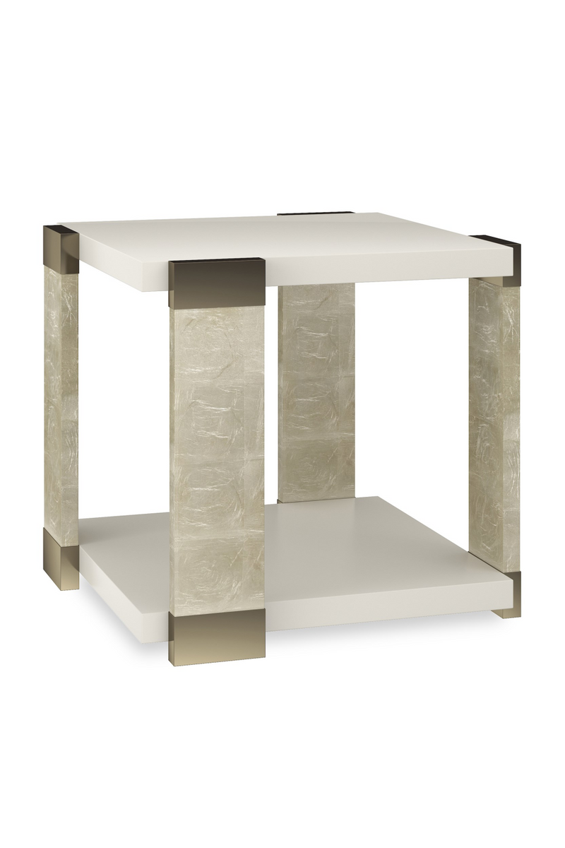 Table de Bout Carrée avec Accent Doré | Caracole I’ll Take The Corner | OROA.fr