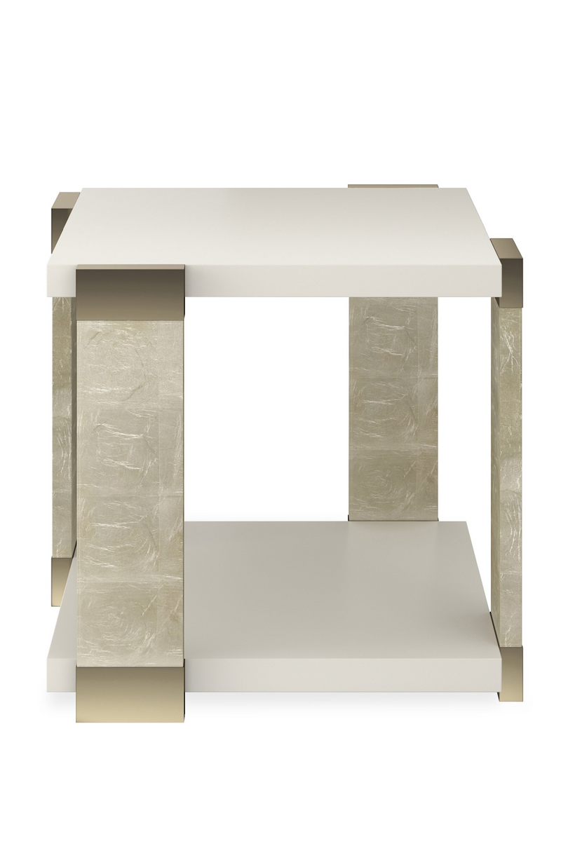 Table de Bout Carrée avec Accent Doré | Caracole I’ll Take The Corner | OROA.fr
