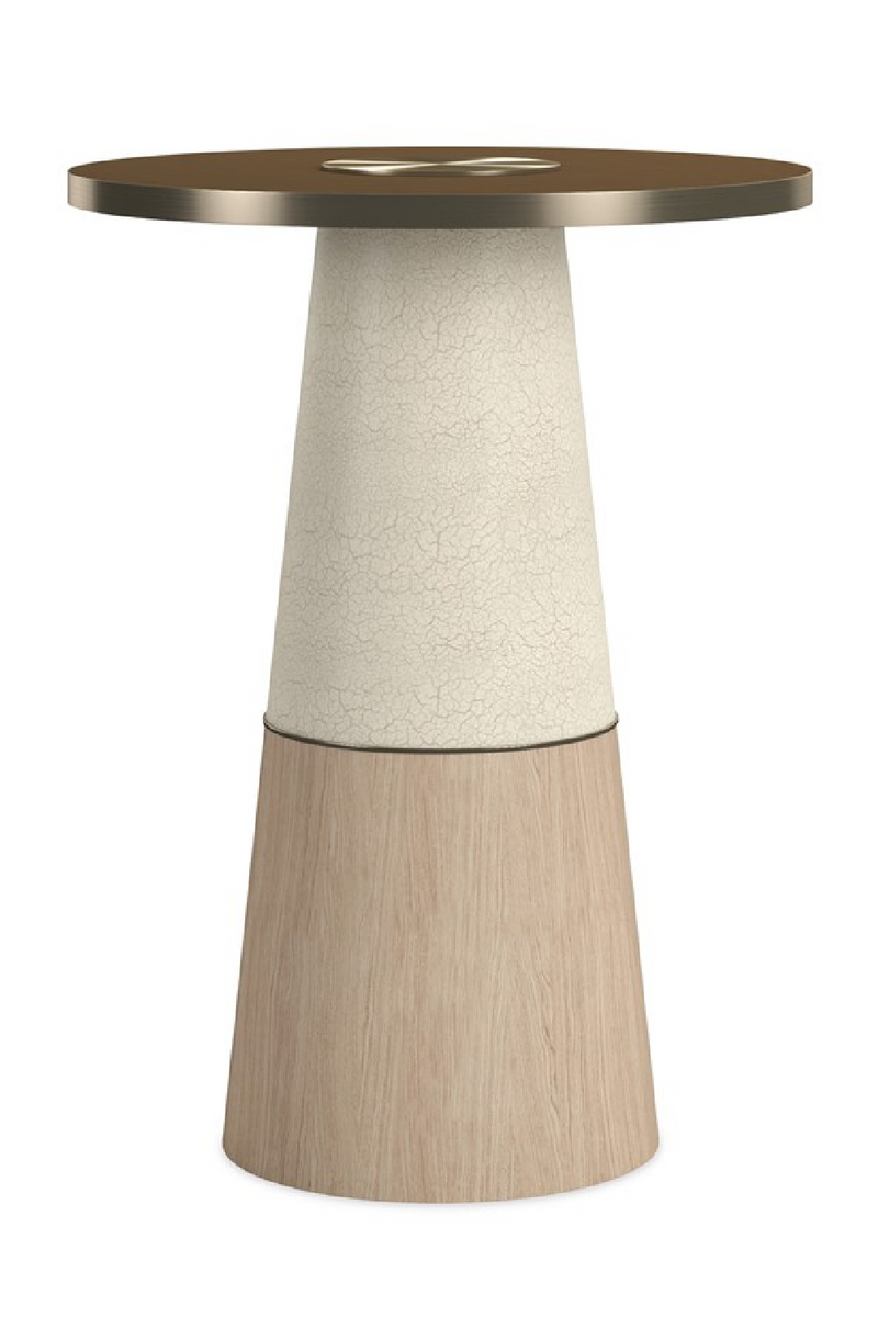 Table d’Appoint en Verre Bronze Fumé | Caracole Aperture | OROA.fr