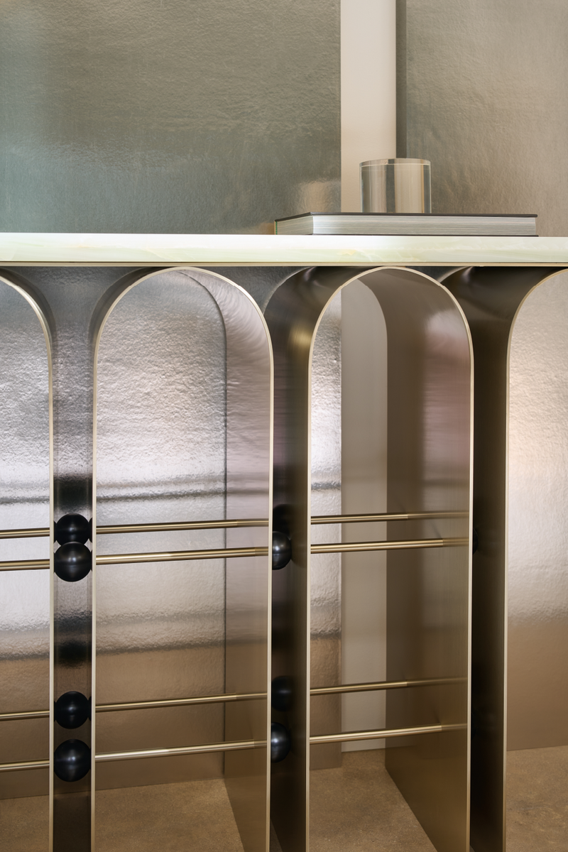 Console avec Arches en Bronze | Caracole Nexus | OROA.fr