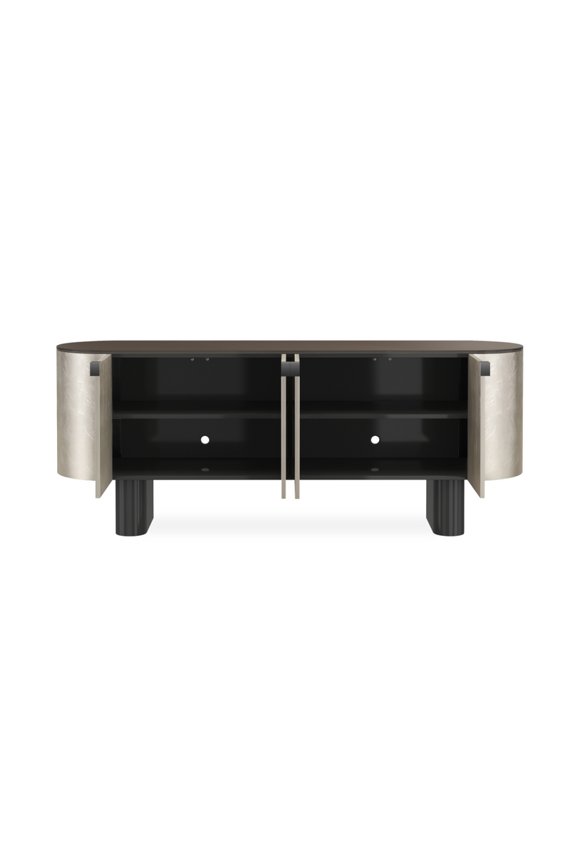 Buffet à 4 Portes en Bronze Foncé | Caracole Gustav | OROA.fr