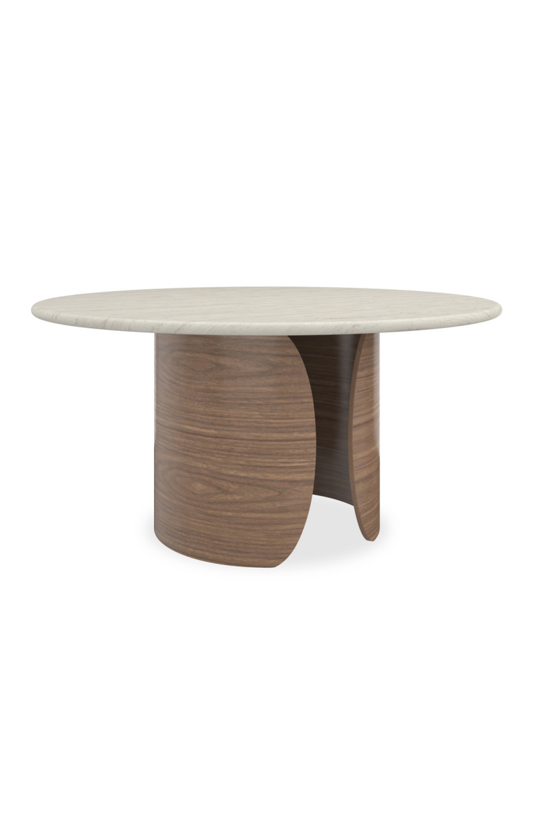 Table à manger avec plateau en pierre | Caracole Fleur | OROA.fr