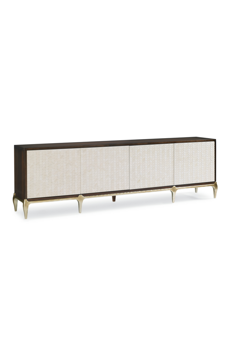 Buffet en bois d'eucalyptus fumé | Caracole Pleasure | Meubleluxe.fr