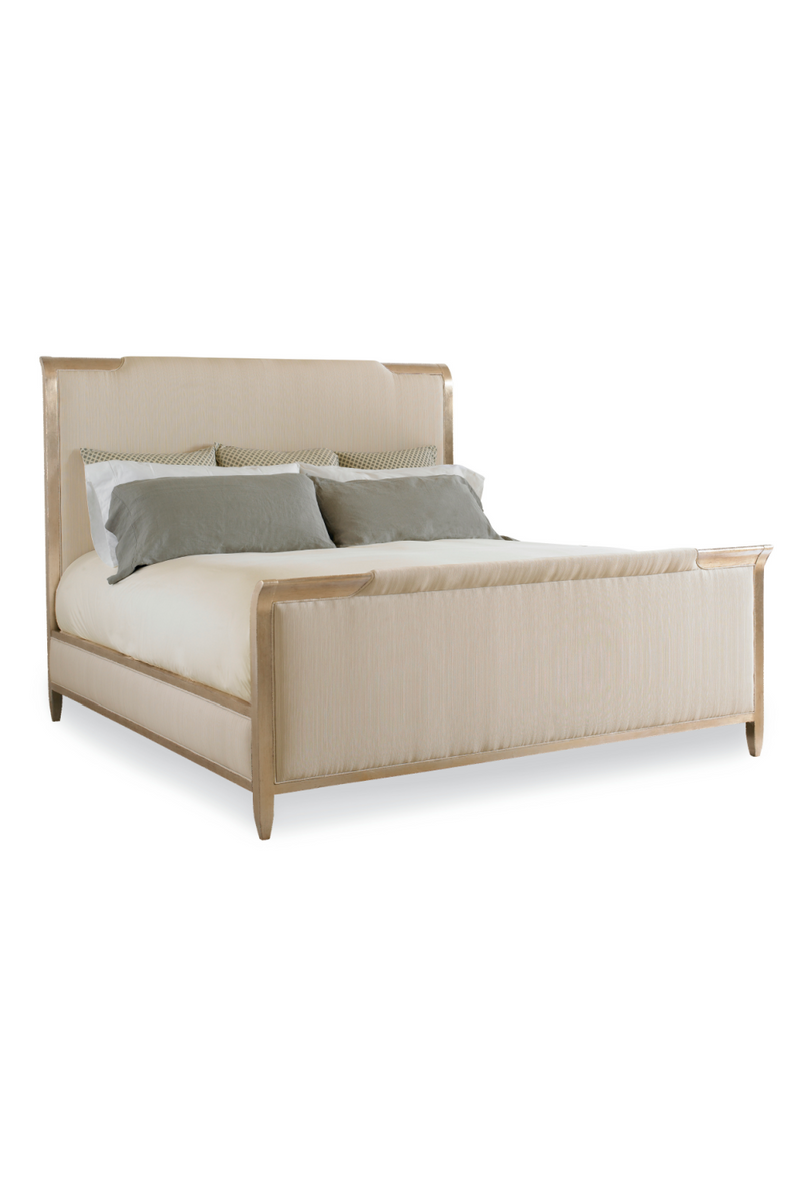 Lit King en Tissage Blanc Cassé | Caracole Nite In Shining Armor | Oroa.fr