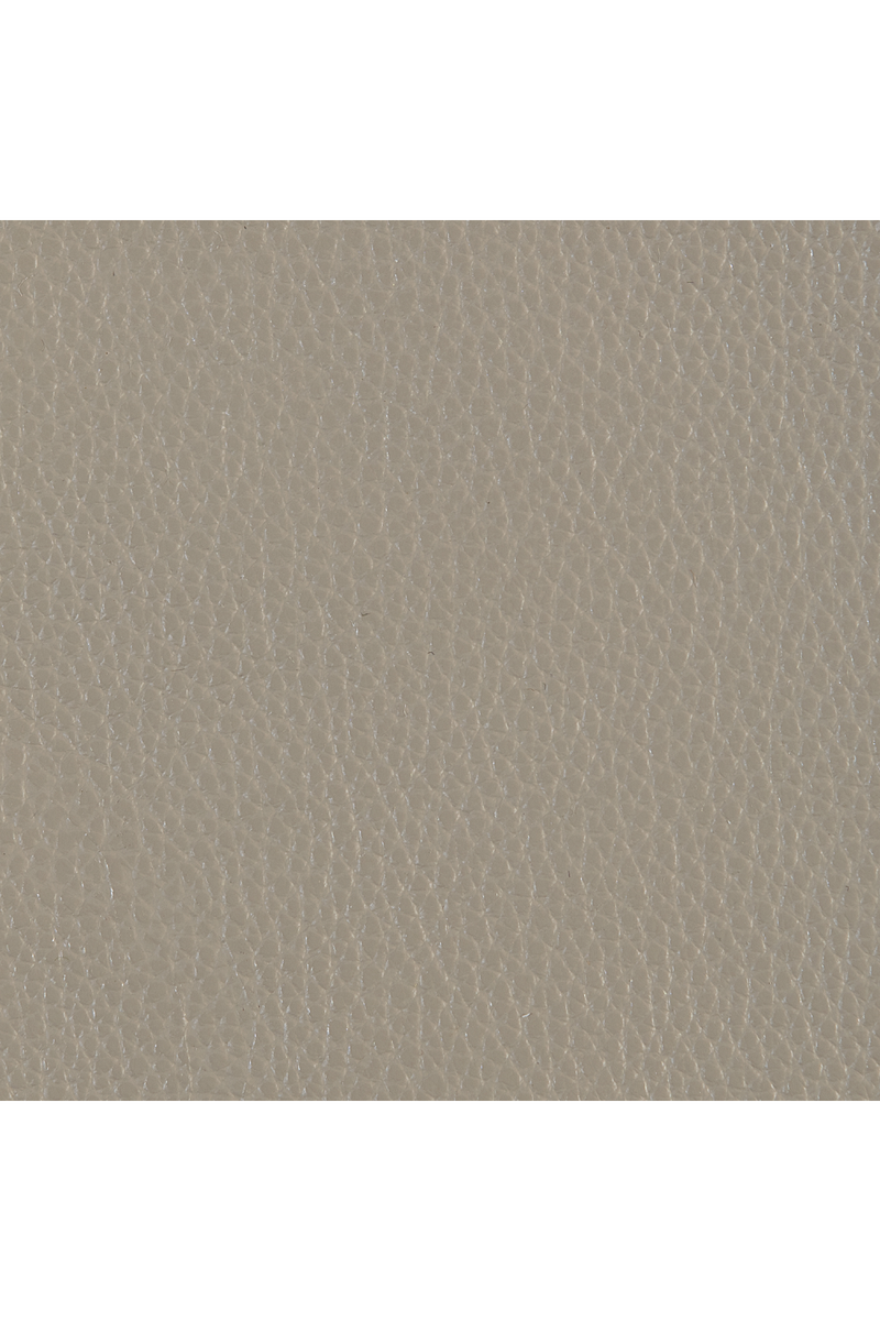 Chaise de salle à manger en cuir taupe | Caracole Starr | Oroa.fr