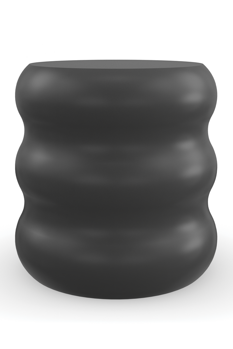 Table d’Appoint Ondulée Noire | Caracole Ama | OROA.fr