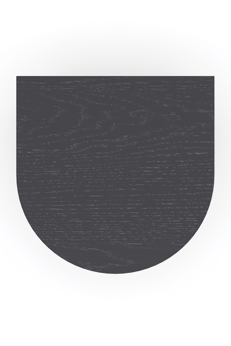 Table d’appoint sculpturale noire | Caracole Sam | OROA.fr