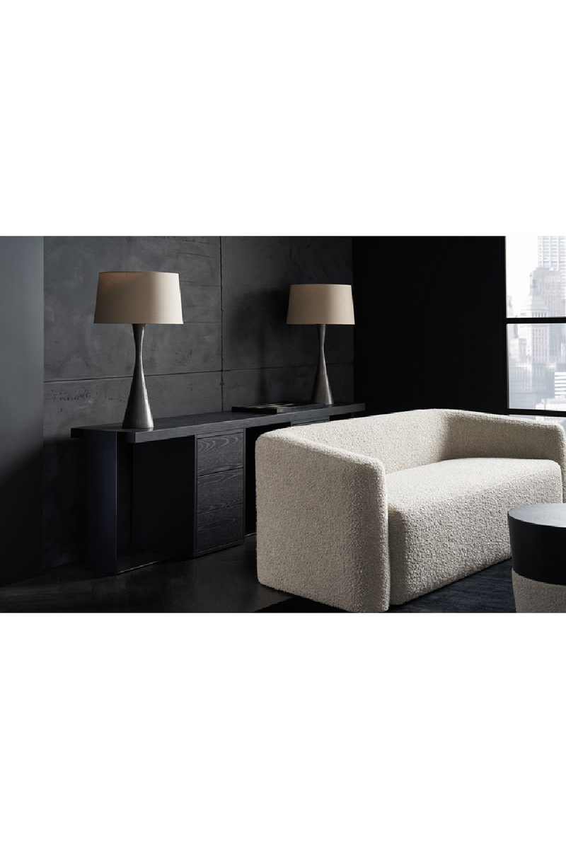 Table d’appoint ronde à base bouclée | Caracole Etta | OROA.fr