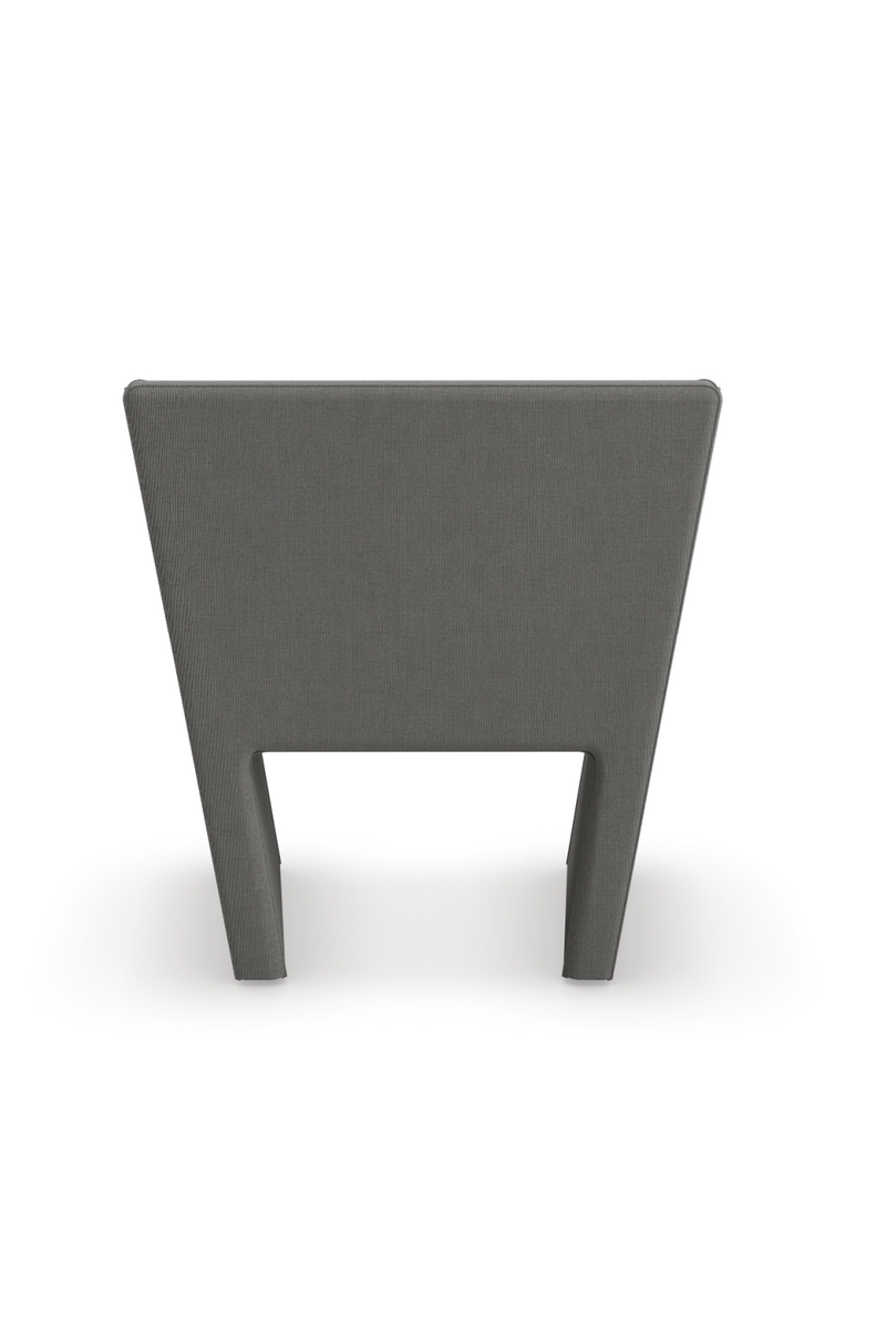 Fauteuil d’appoint en lin gris | Caracole Flyn | Oroa.fr