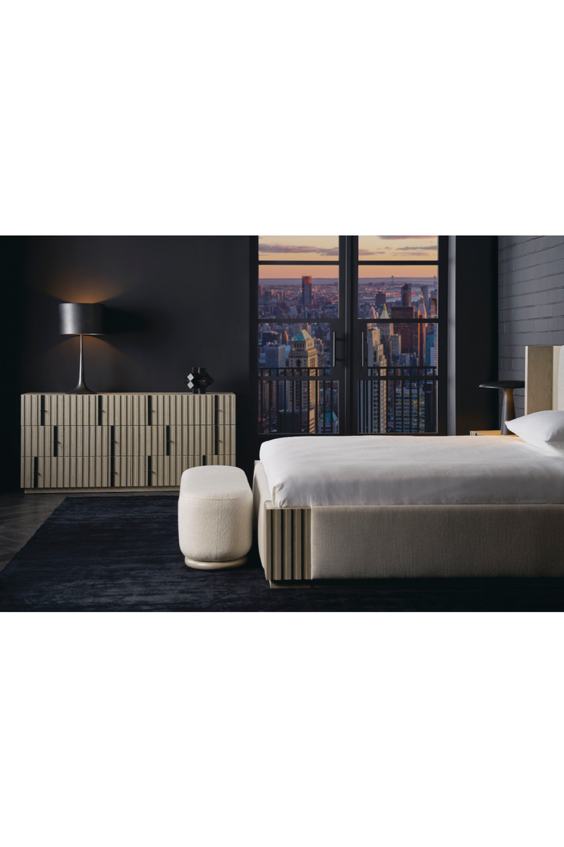 Banc Ovale en Bouclé | Caracole Asha | Oroa.fr
