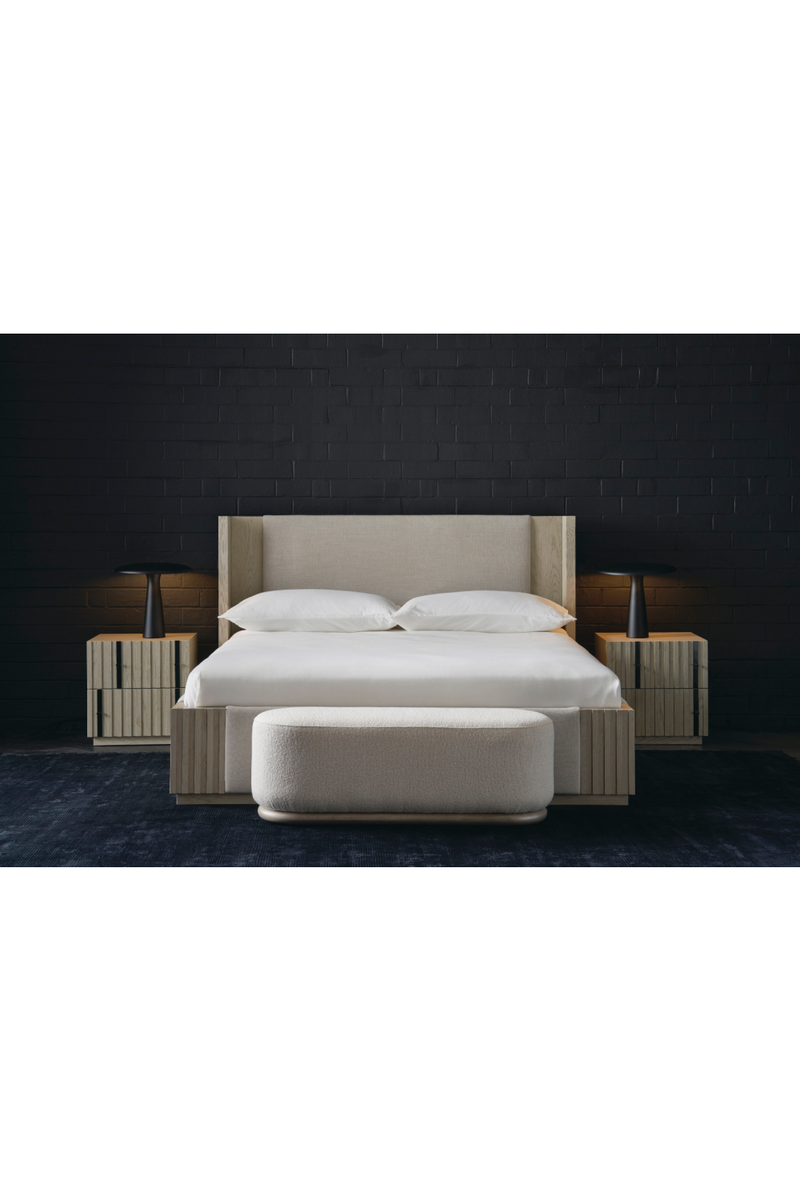 Banc Ovale en Bouclé | Caracole Asha | Oroa.fr
