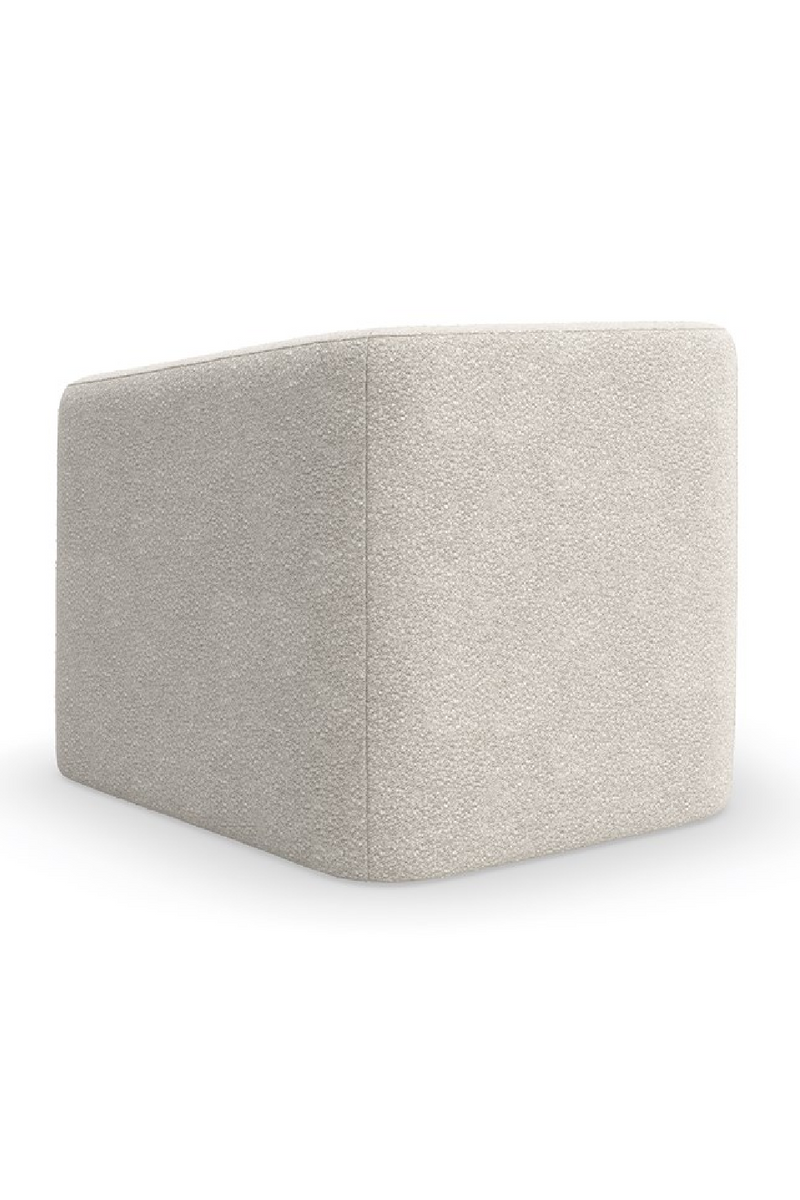 Fauteuil Lounge en Bouclé | Caracole Faye | OROA.fr