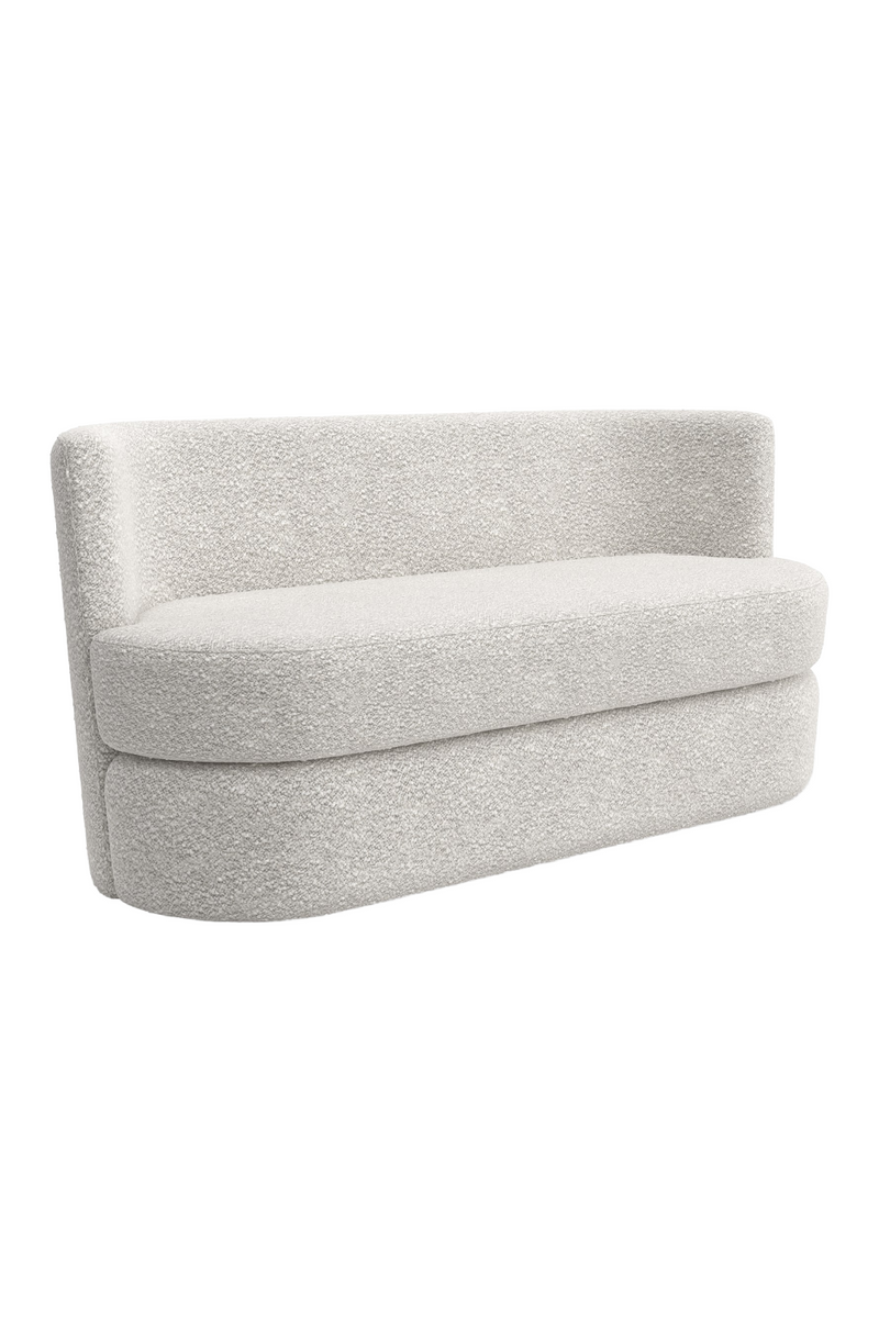 Banc en bouclé blanc | Caracole Etta | OROA.fr