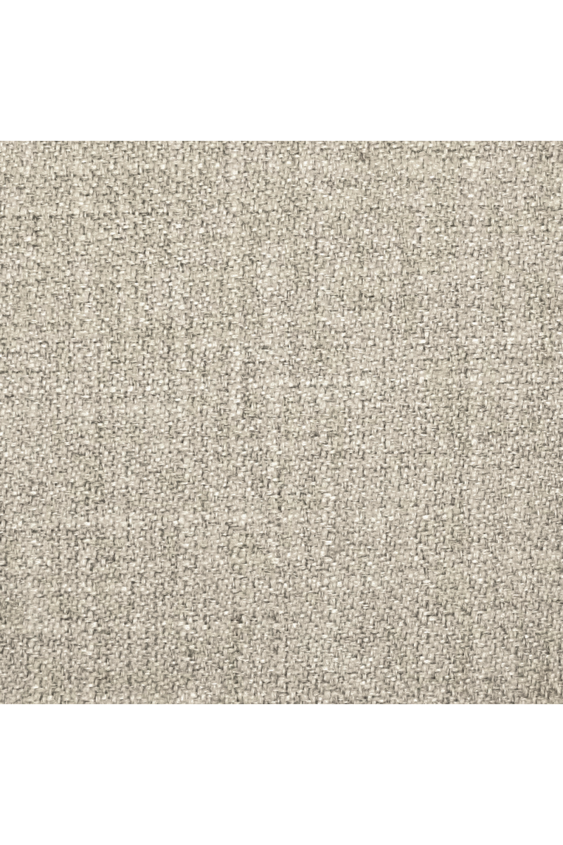 Fauteuil Lounge en Lin Taupe | Caracole Moderne | OROA.fr
