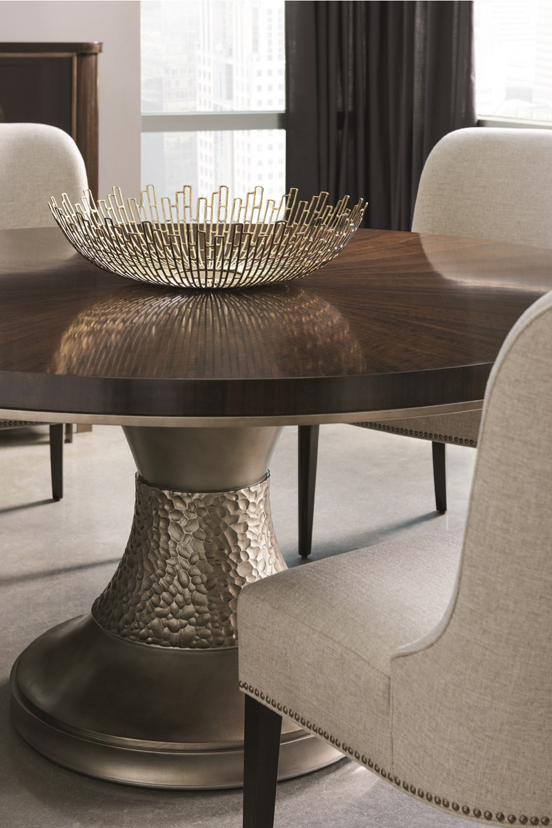 Chaises d’appoint crème rembourrées (2) | Caracole Streamline | OROA.fr