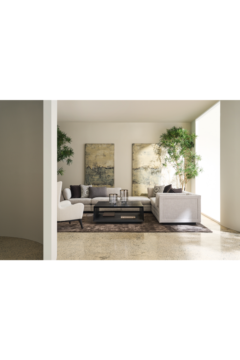Ottoman Minimaliste Moderne | Caracole Fusion | OROA.fr