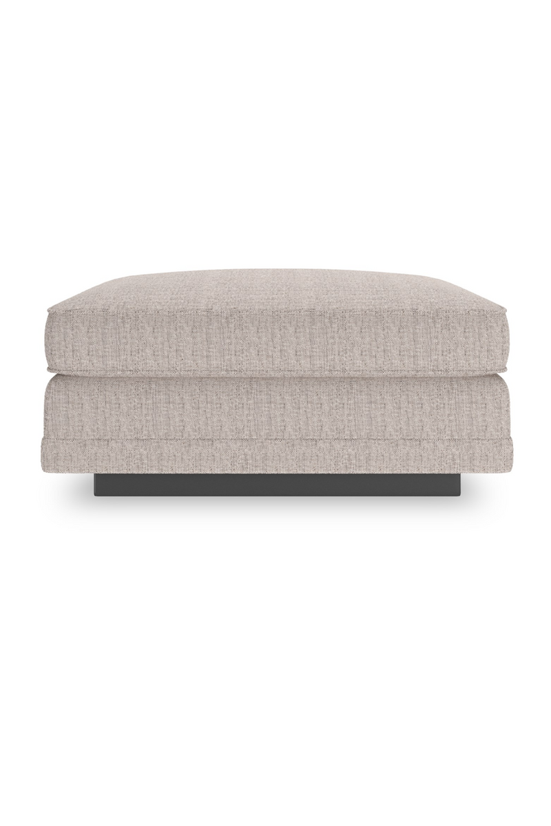 Pouf tissé beige | Caracole Fusion | OROA.fr