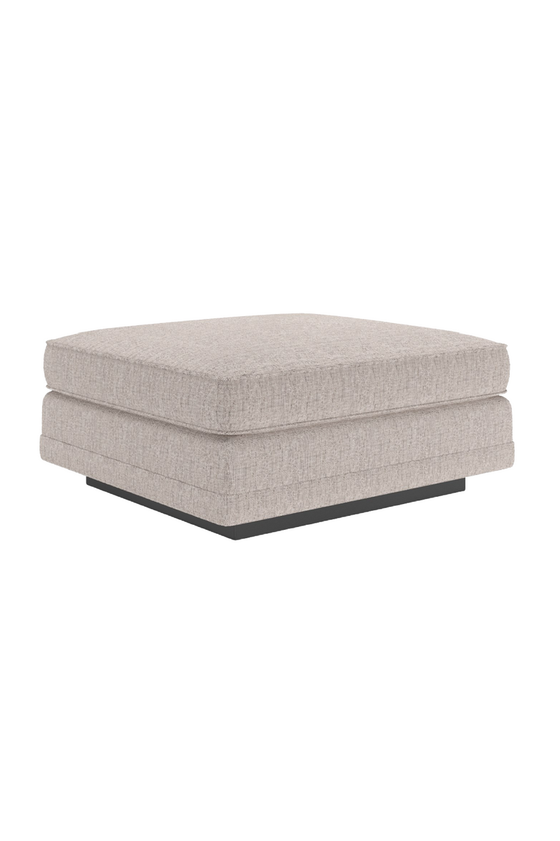 Pouf tissé beige | Caracole Fusion | OROA.fr