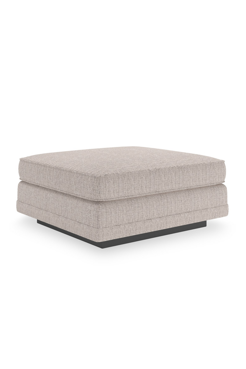 Pouf tissé beige | Caracole Fusion | OROA.fr