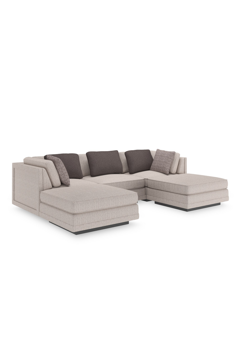 Canapé d’angle beige | Caracole Fusion |  | Meubleluxe.fr