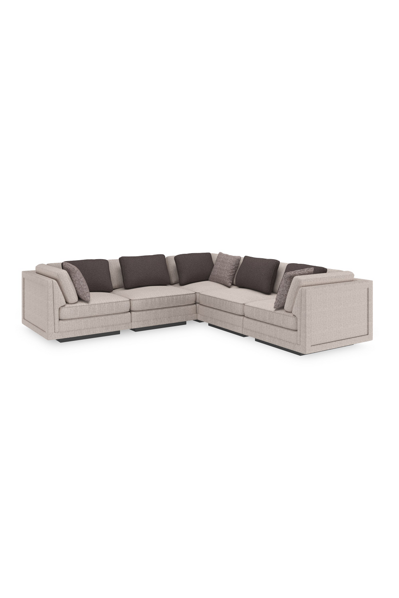 Canapé d’angle beige | Caracole Fusion |  | Meubleluxe.fr