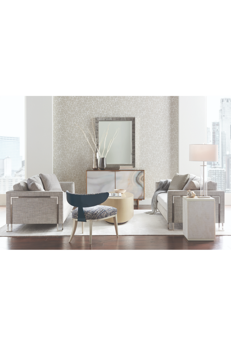 Fauteuil d’Appoint à Dossier Croissant | Caracole Half Moon | Oroa.fr