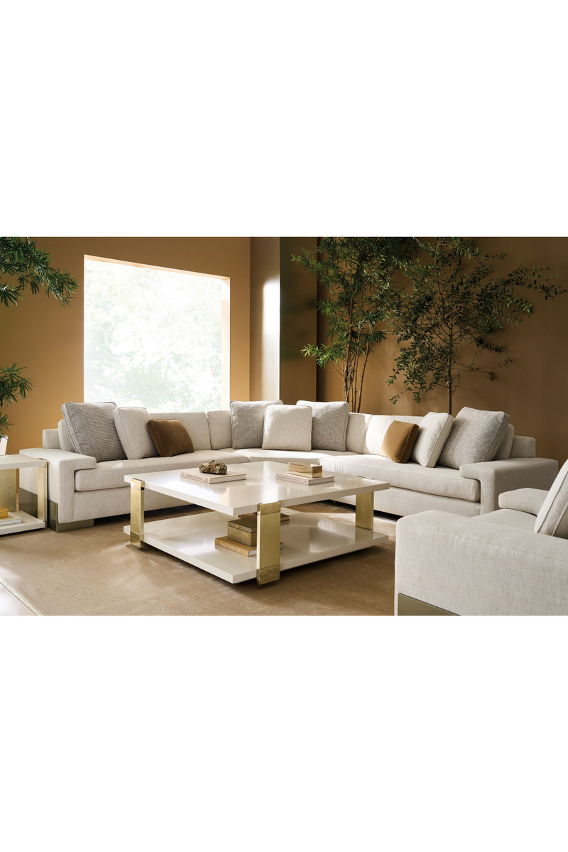 Canapé Sectionnel Gris | Caracole I'M Shelf-Ish | OROA.com