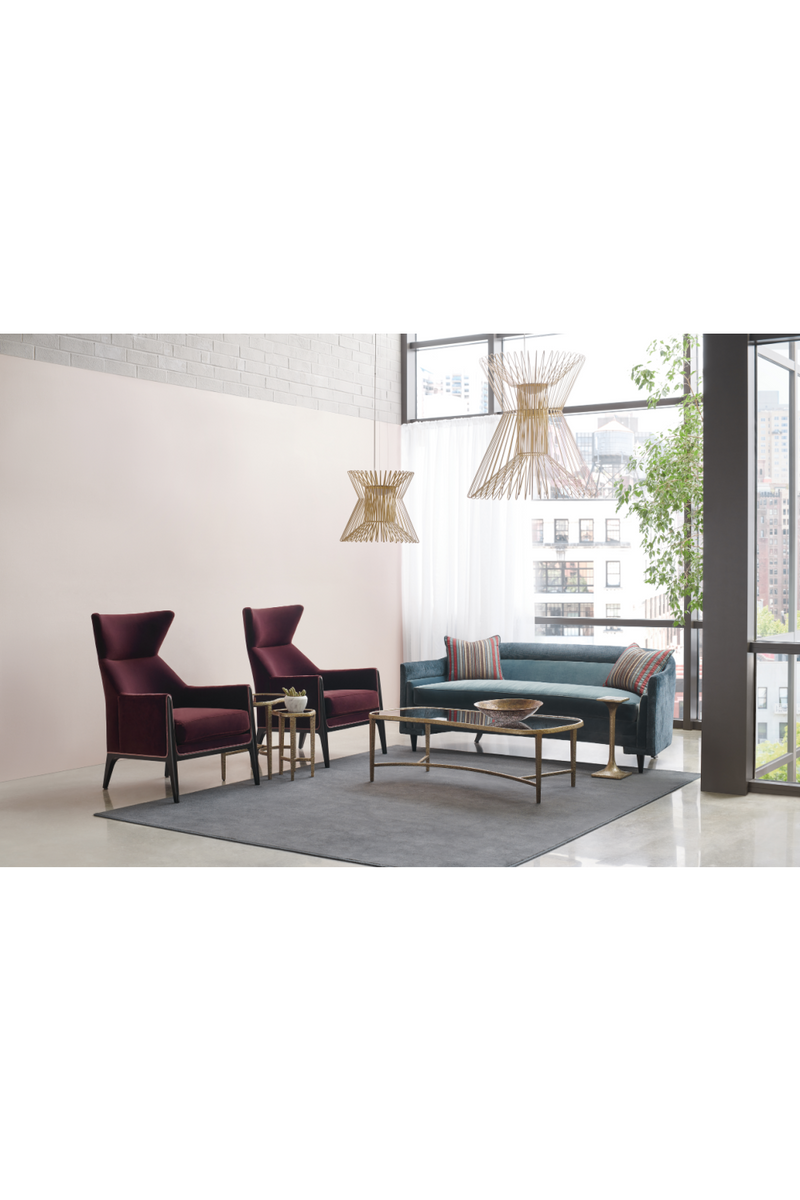 Fauteuil d’Appoint Moderne à Dossier Ailé | Caracole Boundless | OROA.fr