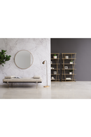 Lit de jour en cuir taupe | Caracole Head To Head | OROA.fr