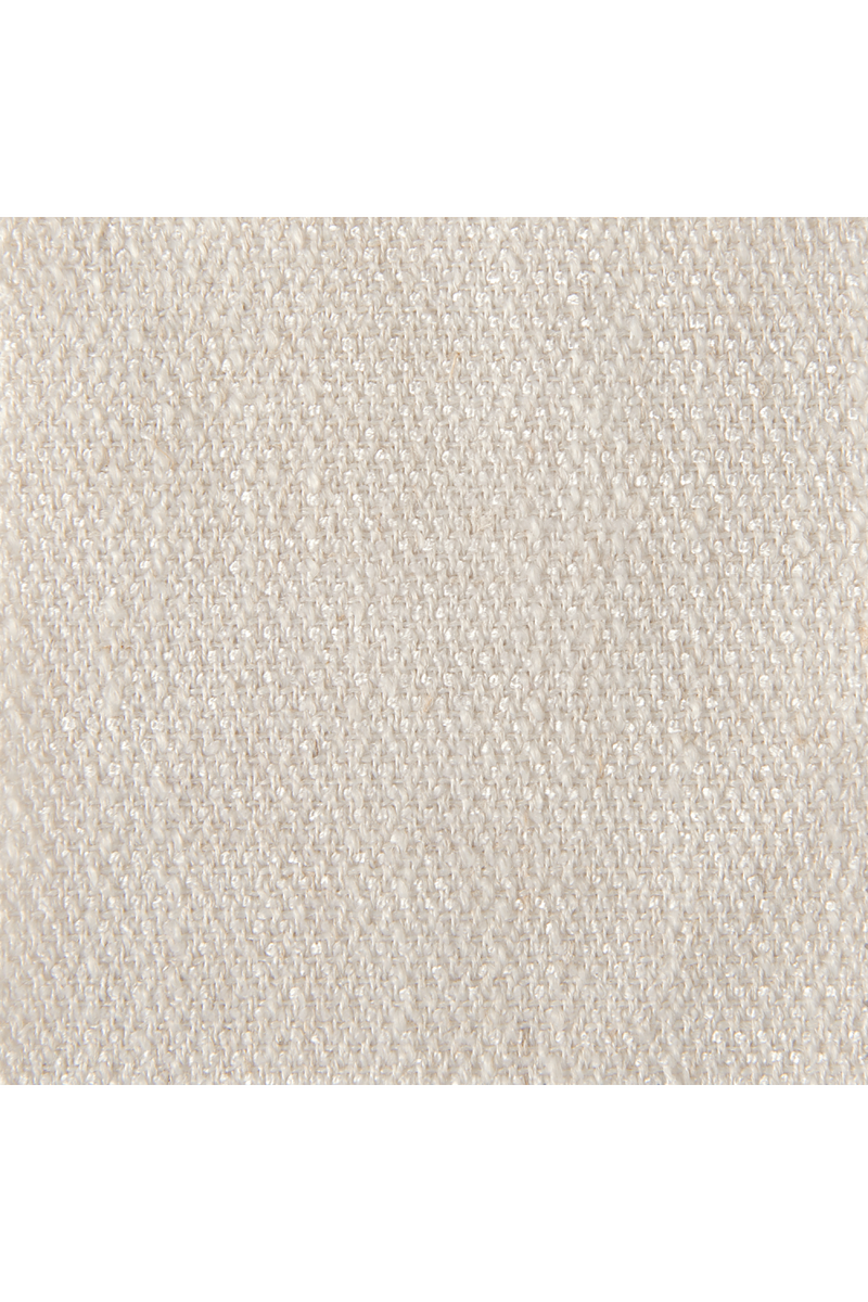 Fauteuil moderne sans accoudoirs crème | Caracole Edge
