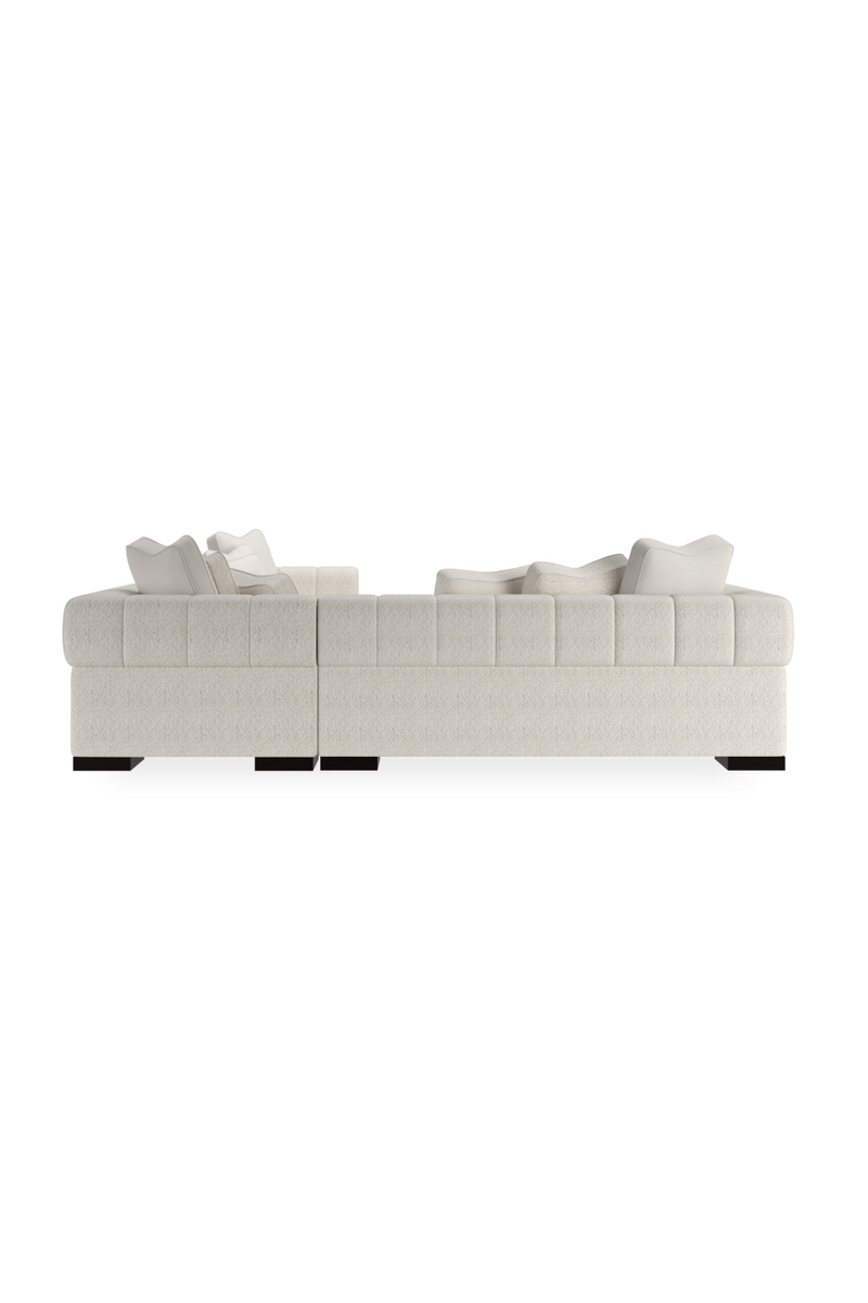 Canapé d’Angle Moderne Blanc | Caracole Edge | Meubleluxe.fr