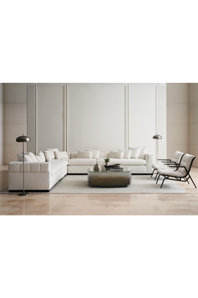 Canapé d’Angle Moderne Blanc | Caracole Edge | Meubleluxe.fr
