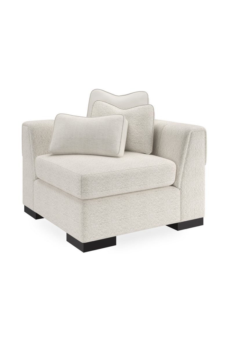 Canapé d’Angle Moderne Blanc | Caracole Edge | Meubleluxe.fr