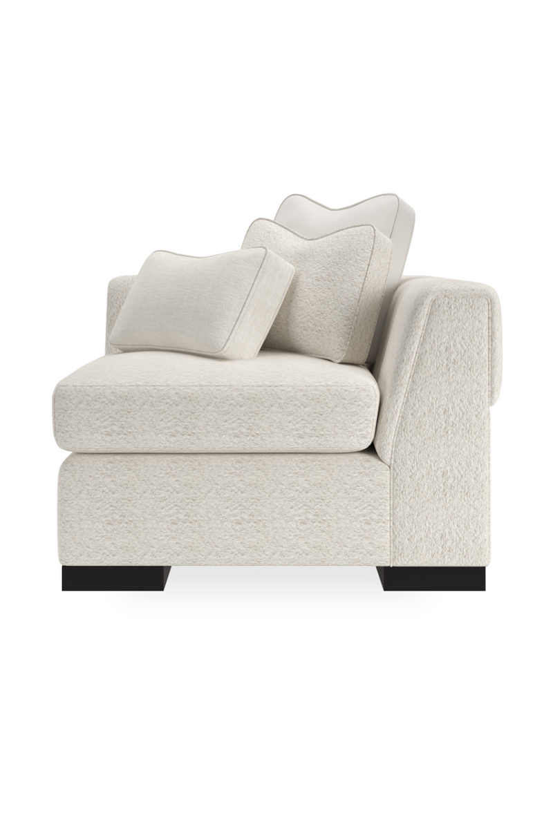 Canapé d’Angle Moderne Blanc | Caracole Edge | Meubleluxe.fr