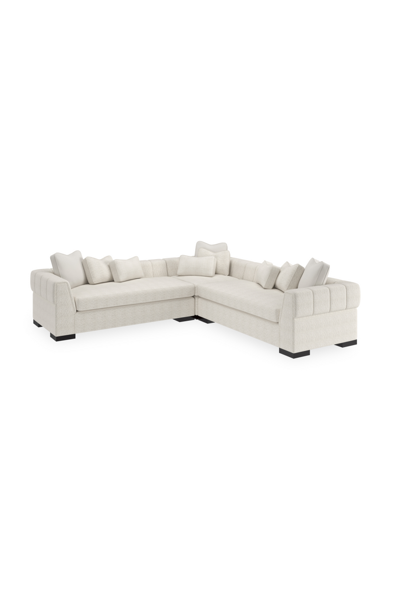 Canapé d’Angle Moderne Blanc | Caracole Edge | Meubleluxe.fr