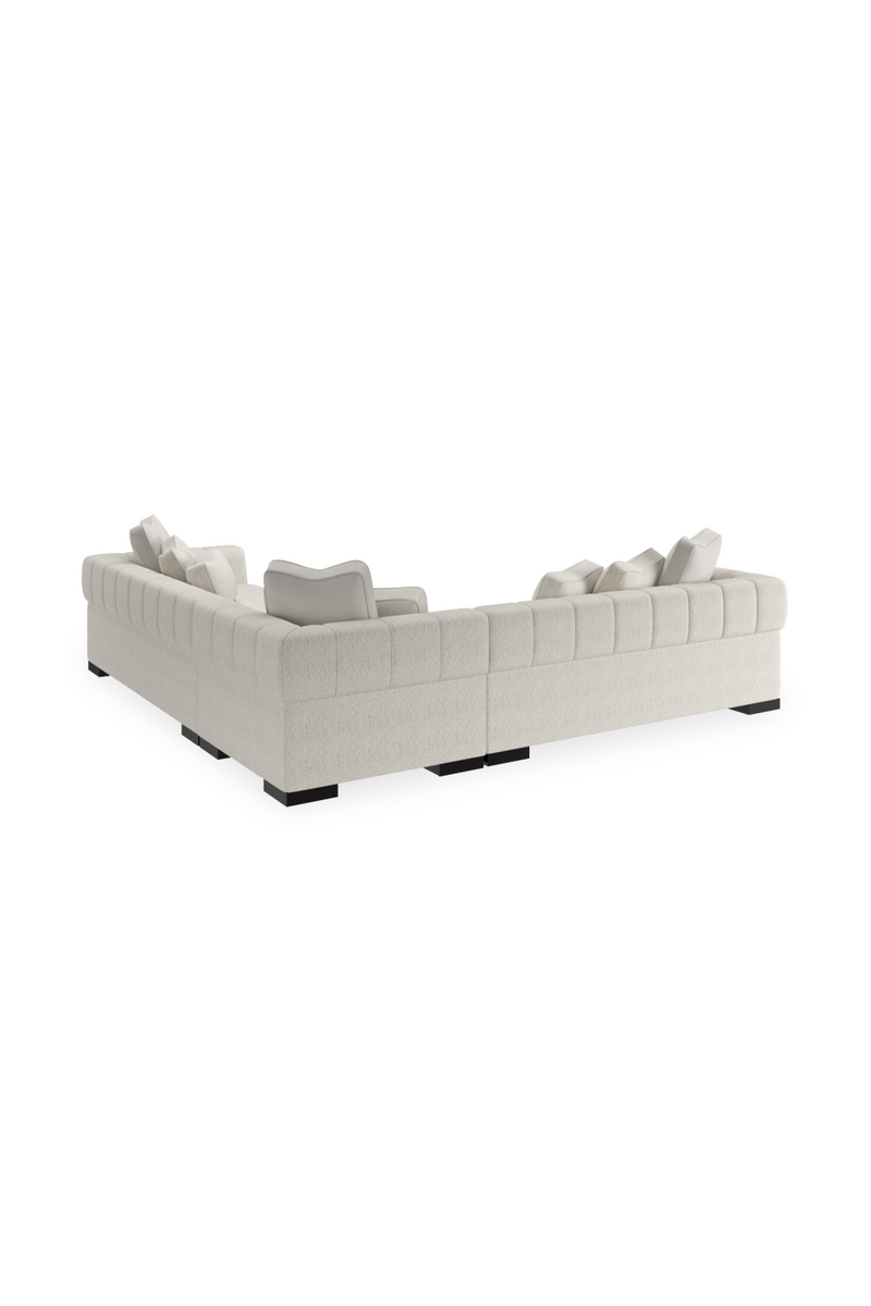 Canapé d’Angle Moderne Blanc | Caracole Edge | Meubleluxe.fr