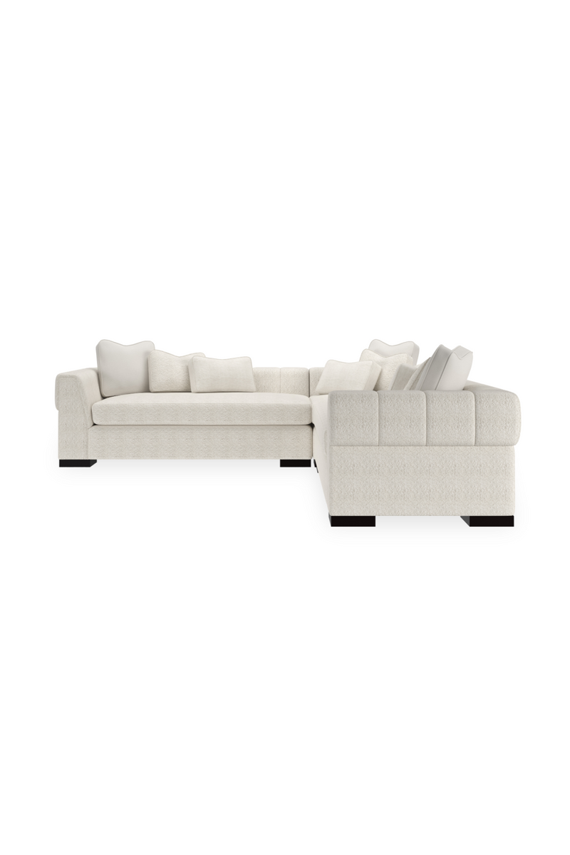 Canapé d’Angle Moderne Blanc | Caracole Edge | Meubleluxe.fr