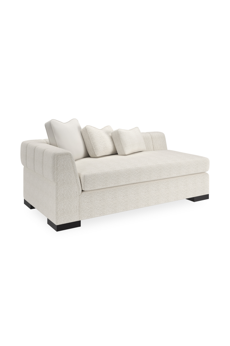 Canapé d’Angle Moderne Blanc | Caracole Edge | Meubleluxe.fr
