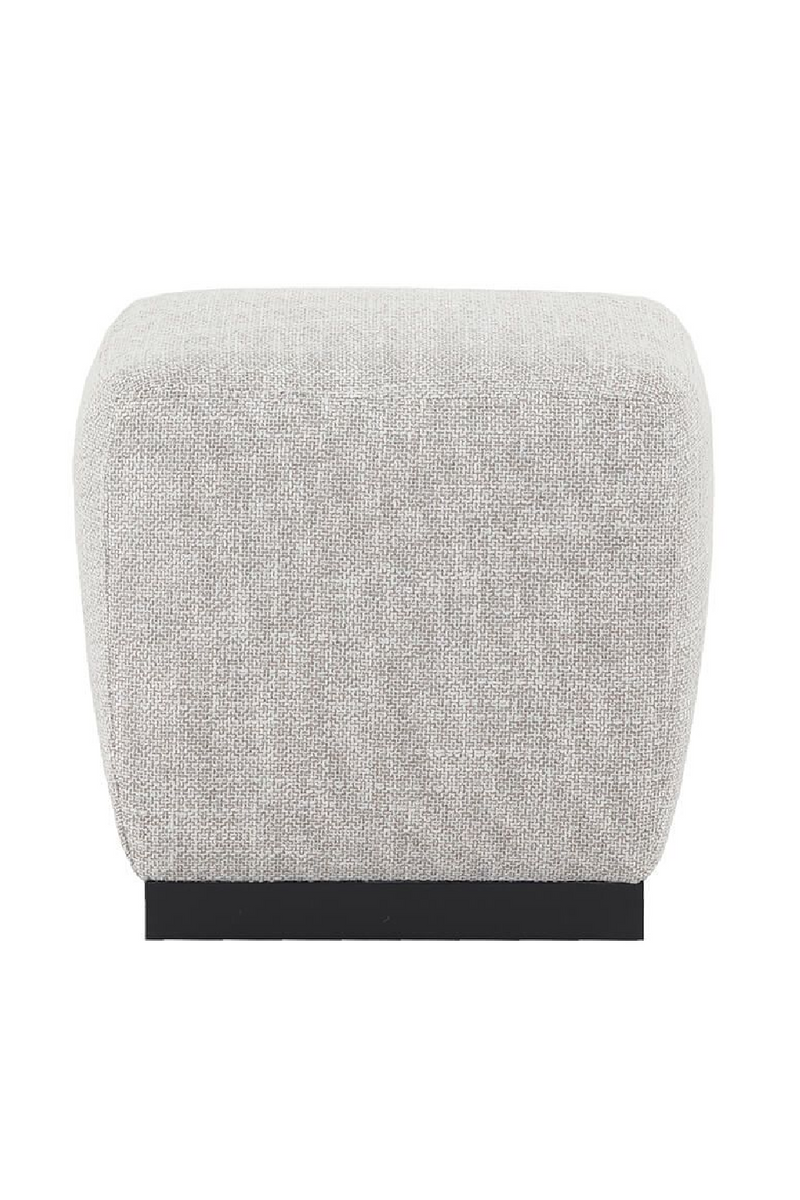 Pouf modulable en tissu écru | Caracole Marshmallow | Meubleluxe.fr