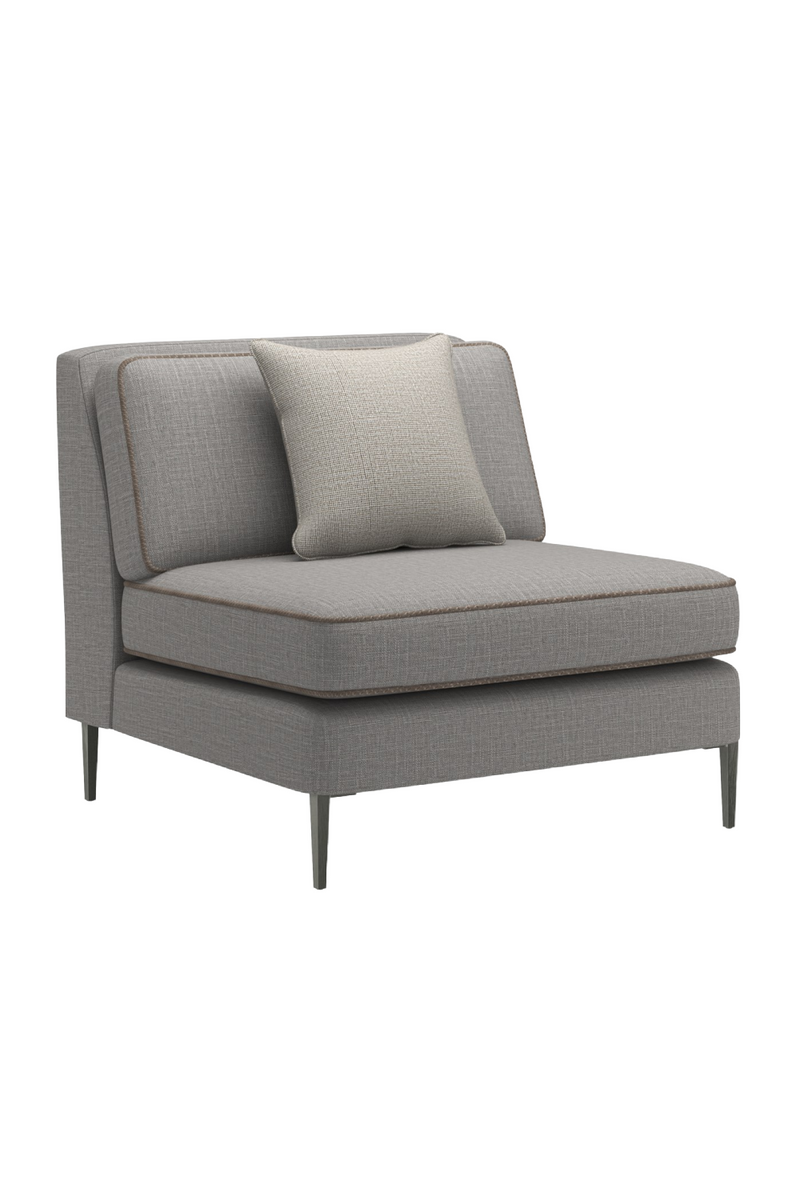 Fauteuil Modulaire en Laine Mélangée Grise | Caracole Remix | OROA.fr