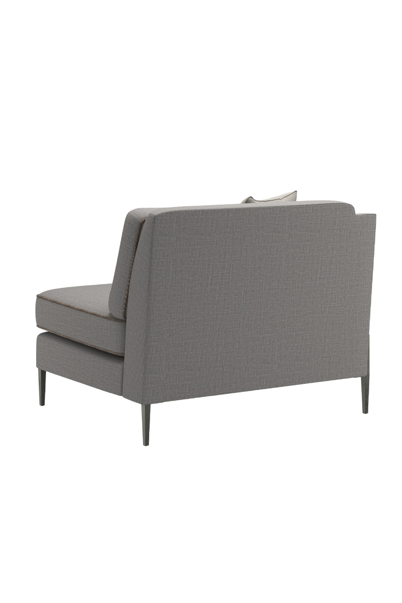 Fauteuil Modulaire en Laine Mélangée Grise | Caracole Remix | OROA.fr